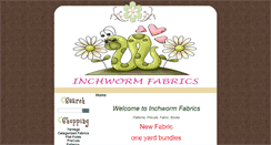 Desktop Screenshot of inchwormfabrics.com